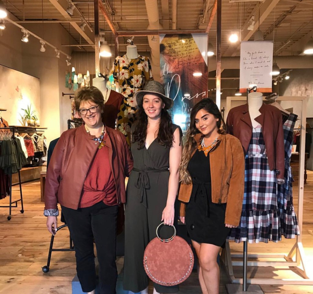 coworkers and I at anthro